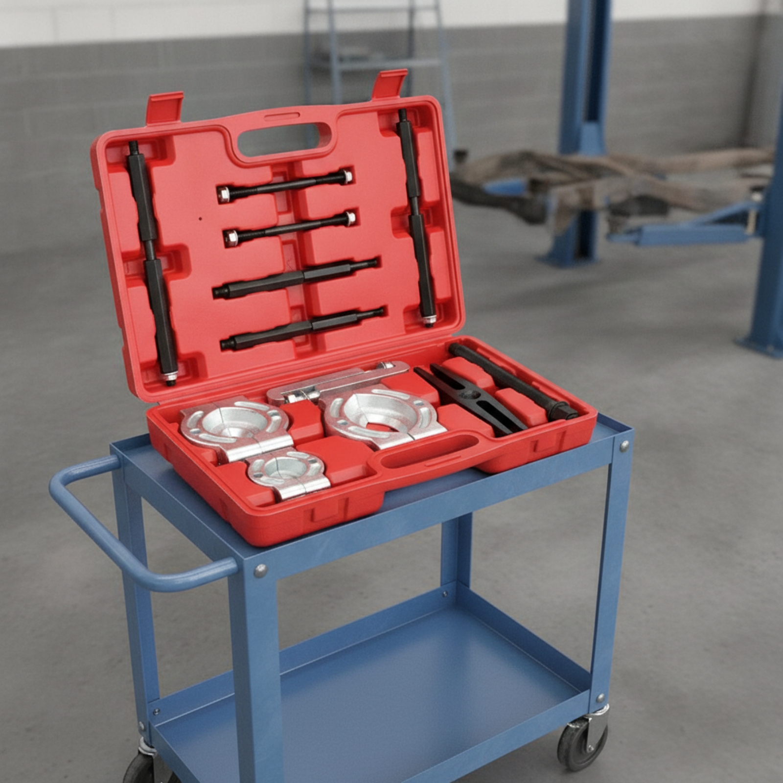 Tools Mechanical Workshop - Bearing Puller Set with Case Chrome