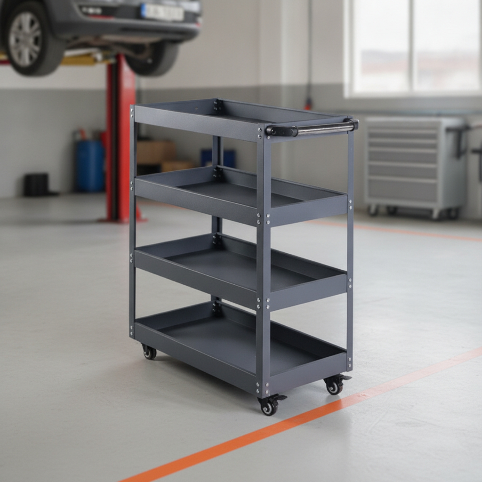 Four-Tier Utility Cart Long-La - Tools Mechanical Workshop ulasan dan harga