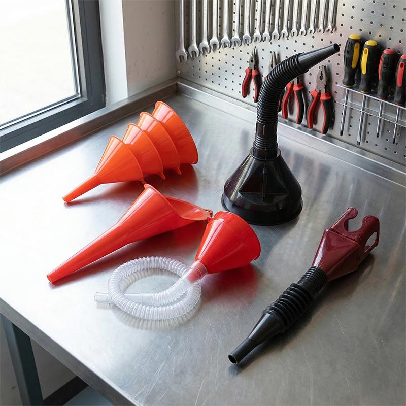 Car Plastic Funnel Set 8 Piece - Tools Use In The Workshop ulasan dan harga