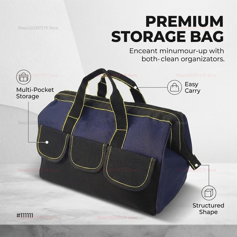 Waterproof Heavy Duty Tool Bag - Tools Use In The Workshop ulasan dan harga