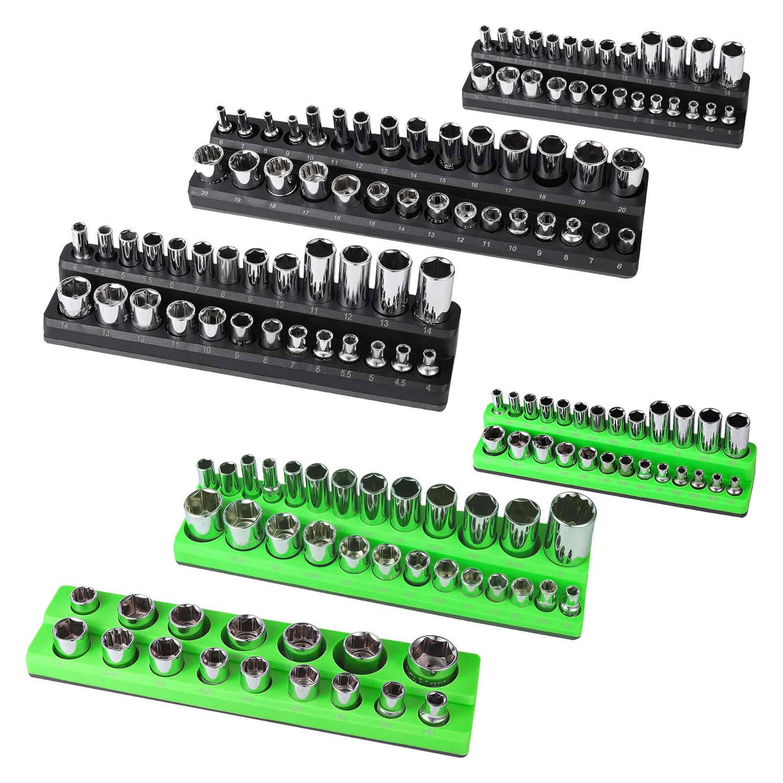 Socket Organizer Tray Magnetic - Hand Tools In Workshop ulasan dan harga