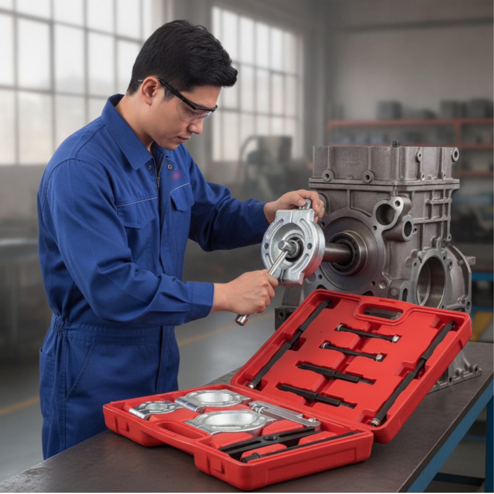 Bearing Puller Set with Case C - Tools Mechanical Workshop ulasan dan harga
