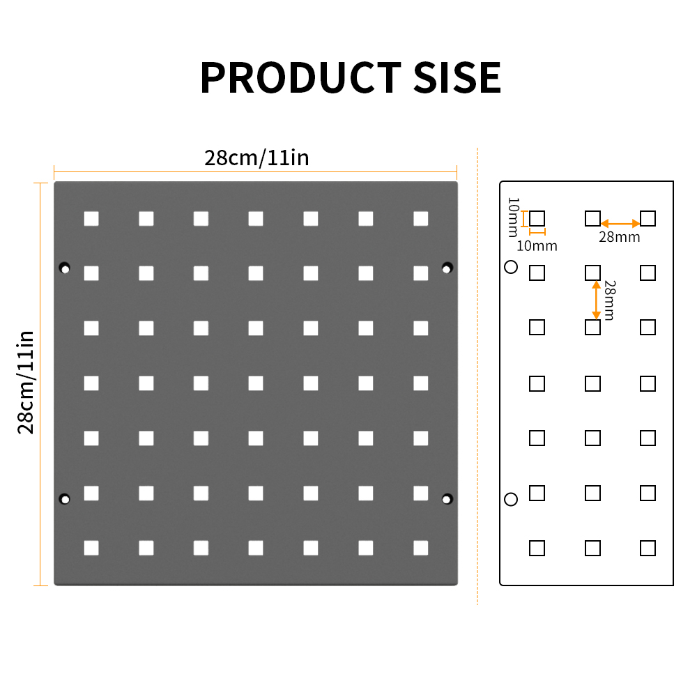 Pegboard 28cm Square | Multi-U - Tools Use In The Workshop ulasan dan harga