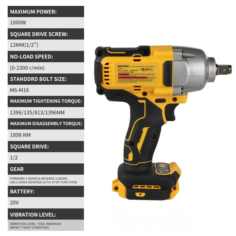 High Torque Cordless Impact Wr - Tools Use In The Workshop ulasan dan harga